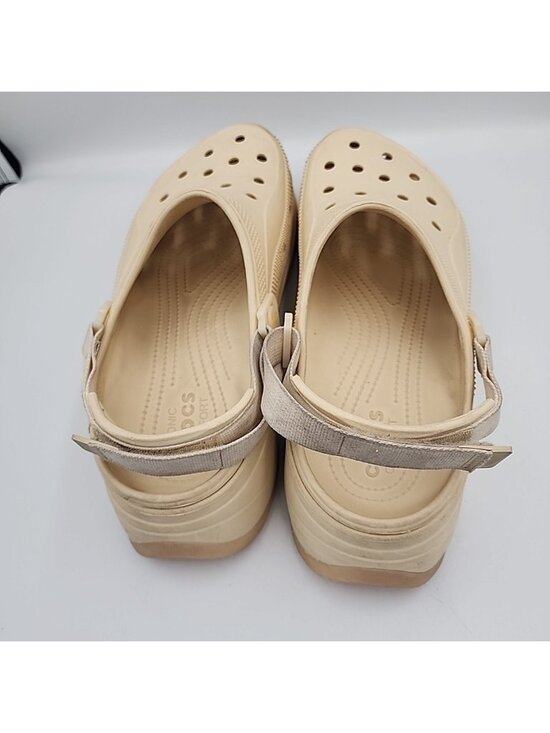 Crocs Mega Crush Clogs Mens 12 Shiitake Beige Tan Platform Shoes 207988 main image 7